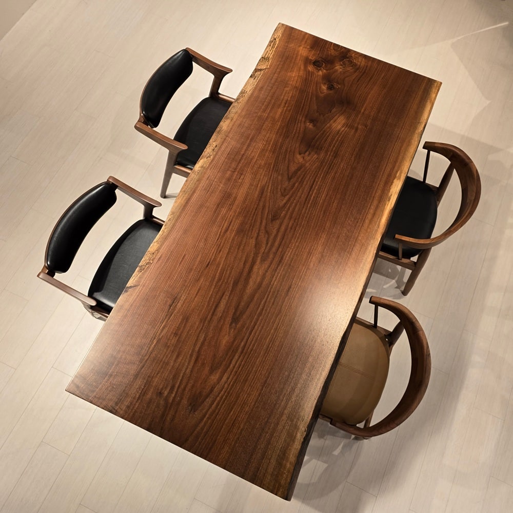 神戸店 ウォールナット 幅180×奥行79-79×厚み5.5(cm)